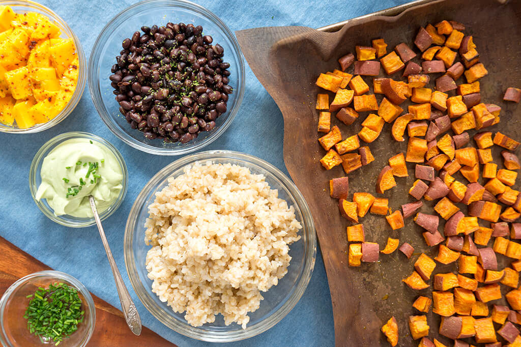 Mexican Stuffed Sweet Potatoes