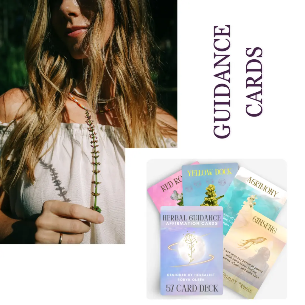 herbs with robym Herbal guidance cards